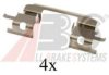 A.B.S. 1672Q Accessory Kit, disc brake pads